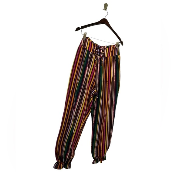 NWOT REVOLVE TULAROSA Quinn Pant Cherry Red Multi S - Picture 7 of 9